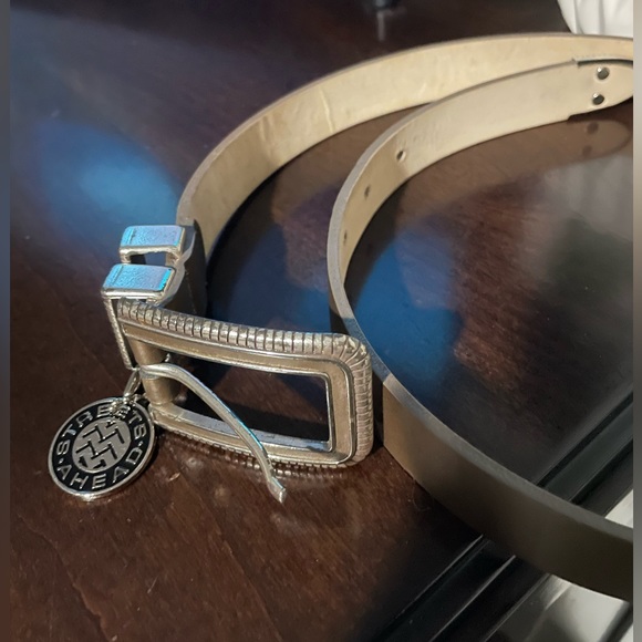 Great Used Condition M Streets Ahead Italian Leather Belt - Picture 7 of 14